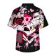 thumbnail image 3 of Hazbin Hotel Hombres de manga corta con cuello en V Impreso bolsillo en el pecho Top Rosa/3XL, 3 of 3