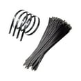 thumbnail image 2 of Kable Kontrol Plastic Coated Stainless Steel Cable Ties - 8" Inch Long - 200 Lbs Tensile Strength - 100 Pcs Pack - Black, 2 of 5