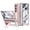 Pink, variant on TECH CIRCLE for Galaxy Z Fold 7 (2025 Release) Shockproof Rugged Case with Kickstand/Hinge Cover/Camera Cover, Built-in Tempered Glass Screen Protector, Compatible With MagSafe, Silver