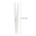thumbnail image 2 of Unique Bargains Sticker Tweezers for Crafting Straight Pointed Tip with Spring, White, 5 Pieces, 2 of 4