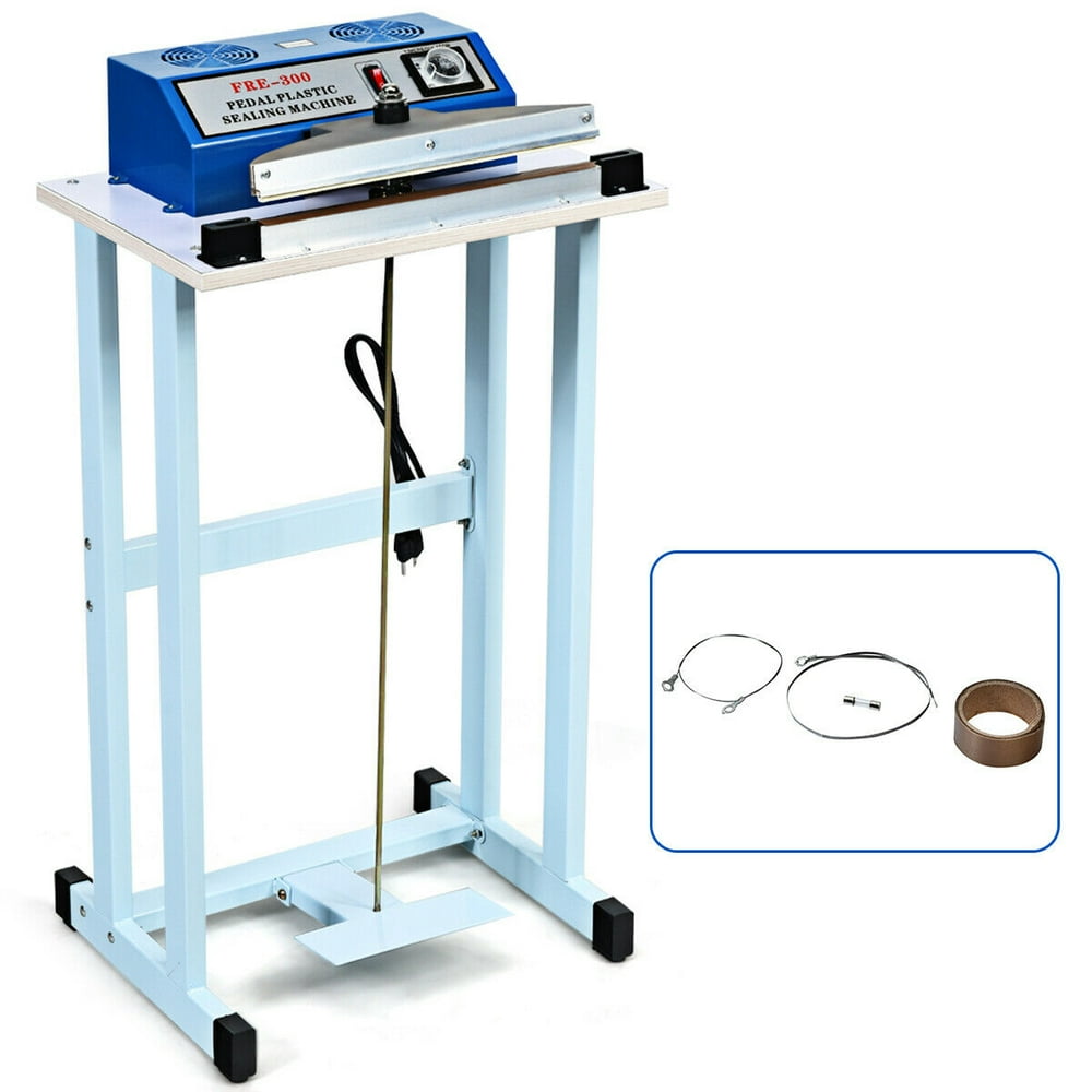 Gymax 12" Foot Pedal Impulse Sealer Heat Seal Plastic Bag Sealing