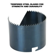 GreatNeck 7-in-1 Steel Hole Saw, 1.75 inch Deep Blades, 0.25 inch Arbor