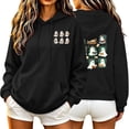thumbnail image 2 of Hurxie Sweatshirt Hoodies Halloween for Women Graphic Pullover Top Black,XL, 2 of 7