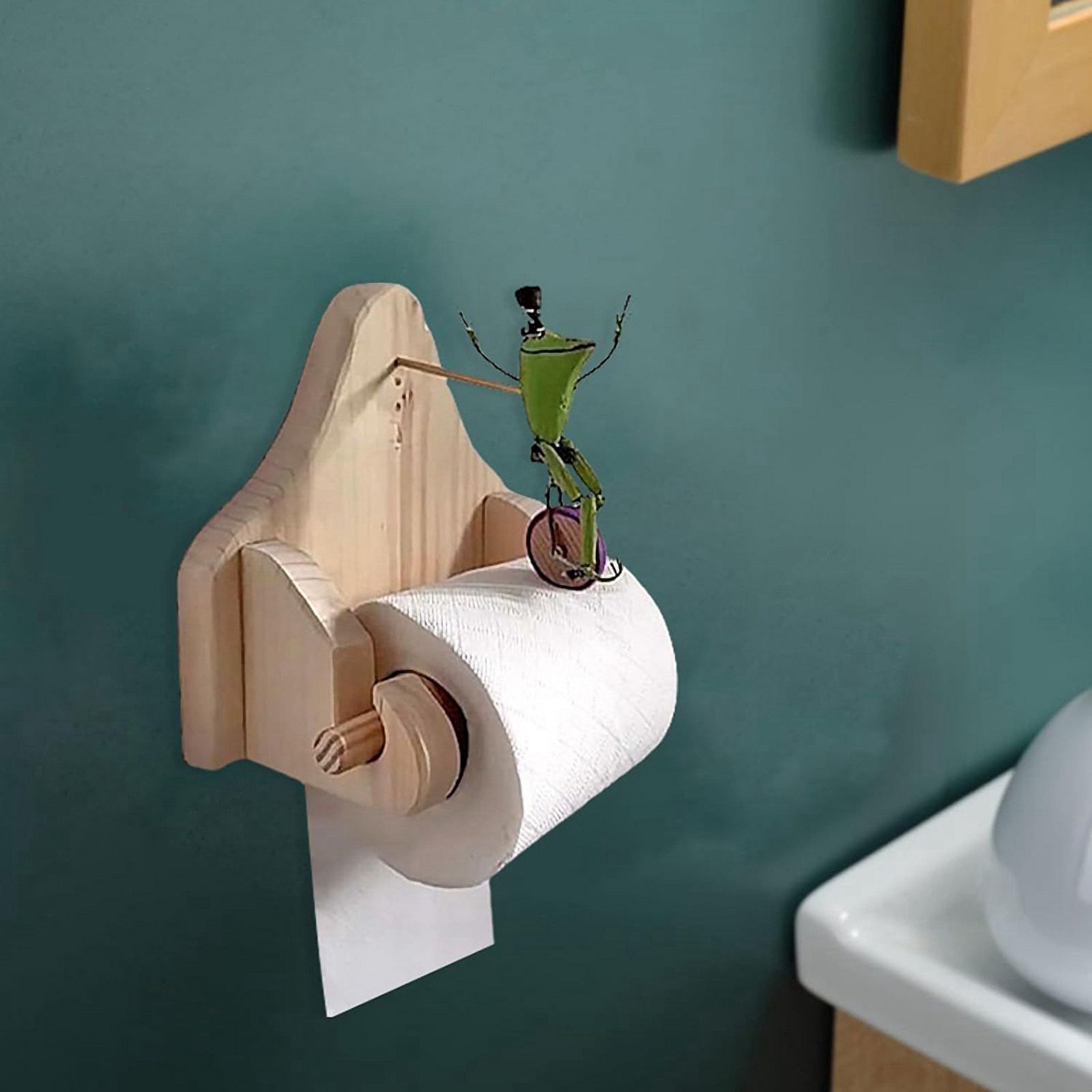 Pig Wall Mounted Paper Towel Holder Sheep Toilet Paper Roll Holder