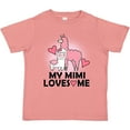 thumbnail image 3 of Inktastic My Mimi Loves Me Llama Girls Toddler T-Shirt, 3 of 5