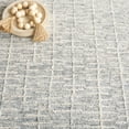 thumbnail image 6 of SAFAVIEH Abstract Coretta Striped Geometric Runner Rug, Light Blue/Ivory, 2'3" x 8', 6 of 10
