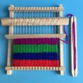 thumbnail image 5 of Wooden Weaving Loom Child for Kids,Wooden Knitter Machine for DIY Craft Kit for Child Educational Weaving Frame Wooden Yarn Weaving Khaki for Creative Play and Learning, 5 of 7
