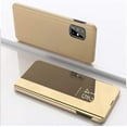 thumbnail image 2 of for Samsung Galaxy A52 Makeup Mirror Phone Case, Luxury Mirror Design Clear View Smart Window Screen Display Case Support Wireless Charging Flip Phone Cover for Samsung Galaxy A52 5G QH Gold, 2 of 12