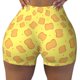 thumbnail image 2 of Balery Toast Pantalones cortos de entrenamiento estampados para mujer, sin costuras, ajustados, para gimnasio, yoga, correr, deportes, ejercicio activo, fitness.-Large, 2 of 8