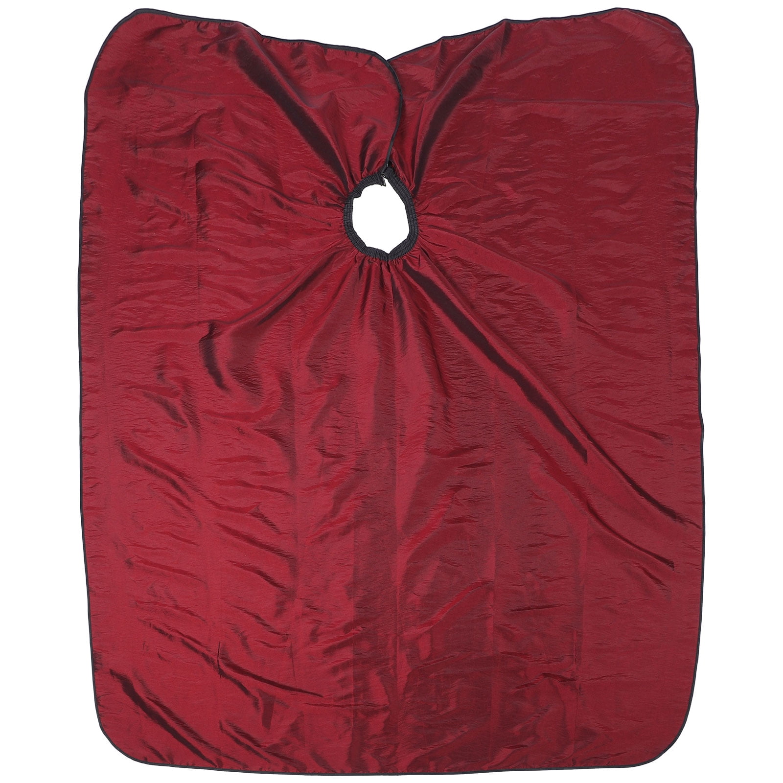 SHISUYAN Cape de Barbier Imperméable pour Salon, Tablier de Coiffure pour Hommes, Robe de Styliste Rouge