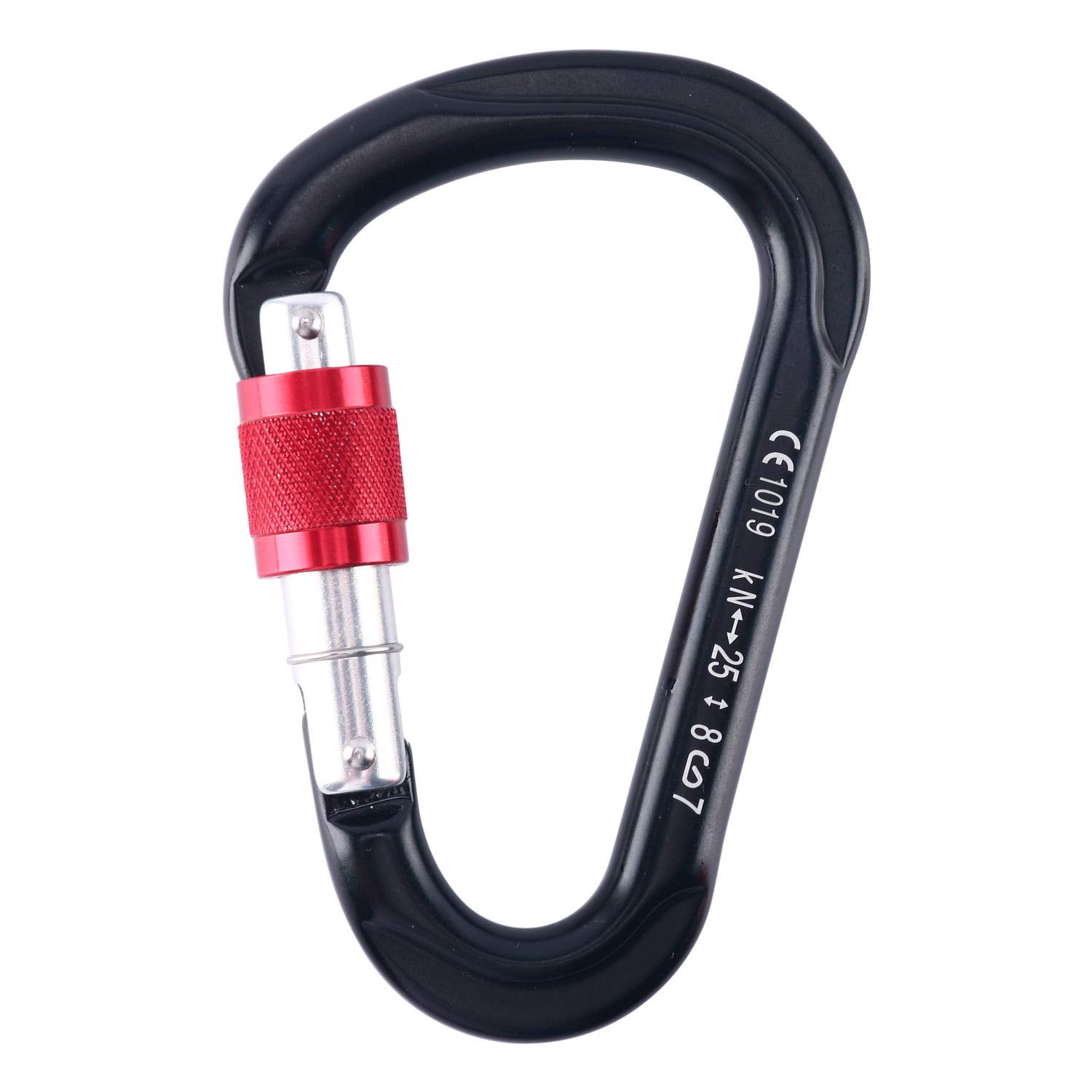 Micro Belay Device V-grooved Locking Carabiner/Belay Package Rock Climbing 25kN 