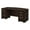 Black Walnut-Black W, variant on Studio C 72W Bow Front Desk with File Cabinets in White - Engineered Wood