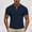 Navy, variant on Shirts,Men's Short Sleeve Round Neck Patchwork Button Casual Fashion T-Shirt Light Blue XL