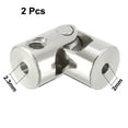 thumbnail image 2 of 2pcs 2mm to 2.3mm Rotatable Universal Steering Shaft U Joint Coupler L18XD8, 2 of 4