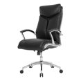 thumbnail image 3 of Realspace® Modern Comfort Verismo Bonded Leather High-Back Executive Office Chair, Black/Chrome, BIFMA Compliant, 3 of 8