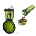thumbnail image 1 of de agua para perros 2 en un de agua portátil para mascotas de agua y comida, Tazón de viajes - Verde Colco botella portátil, 1 of 7