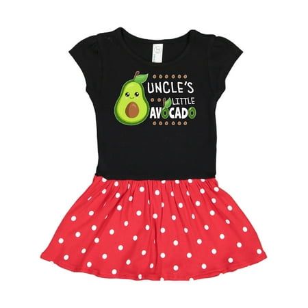 

Inktastic Uncle s Little Avocado with Cute Baby Avocado Gift Toddler Girl Dress