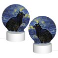 thumbnail image 2 of Balery Shambhala Cat In Van Gogh Impressionist Pattern Acrylic Night Light Gift with 3 Color ModesTouch-Sensitive LED Lamp Perfect Gift for Mother's Day, Birthday, or Christmas, 2 of 9