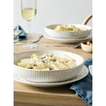 thumbnail image 2 of Pasta Bowls, Large Salad Bowl, Ceramic Embossment Stoneware Serving Plate for Fruits, Noodle, Dinner, House-warming Wedding Present., 2 of 10