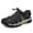 Black, variant on Mens Closed Toe Outdoor Sandals, Hiking Sandals with Adjustable Quick Lace, Non-Slip Beach Water Shoes for Trekking Walking