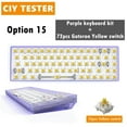 thumbnail image 4 of Tester68 Mechanical Keyboard Kits 2.4G/Bluetooth 5.0 purple option 15, 4 of 9