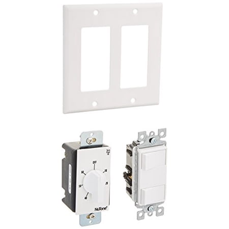 Nutone VS67WH 60 Min Timer/2 On/Off Switches (White) Bath Fan Control | Walmart Canada