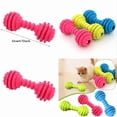 thumbnail image 6 of Heavyweight Rubber Dog Chew Toys for Aggressive Chewers Long-Lasting Rugged Chew Toys Pet Teething Toys for Teeth Cleaning and Mental Stimulation, 4.72 inch, Red, 6 of 9