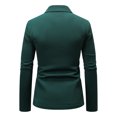 thumbnail image 3 of toraway Men Suits Gray Casual Men Casual Fashion Solid Color Three Button Suit XL, 3 of 3