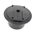 thumbnail image 4 of Colaxi Generic Electric Cable RV Accessories Repair Parts Round Simple Installation Professional 4 inch Power Cord Cover Black, 4 of 8
