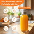 thumbnail image 3 of 8oz Clear Glass 12 Pack 8 Ounces Mason Drinking Jars for Juicing and Wellness Drinks, 3 of 9