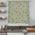 thumbnail image 5 of Sage Green Floral Sheer Curtains 72 Inches Long, Vintage Spring Botanical Flowers Light Filering Curtains, Breathable Simi Curtain Privacy Drapes for Living Room Bedroom Lightweight Window Treatment, 5 of 9