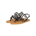 thumbnail image 5 of Women Strappy Thong Open Toe Flat Sandal 18866, 5 of 6