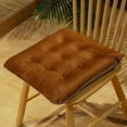 thumbnail image 1 of Nvzi Seat Cushion Garden Patio Home Kitchen Office Thicken Comfy Seat Cushion, coffee 18"x18", 1 of 1