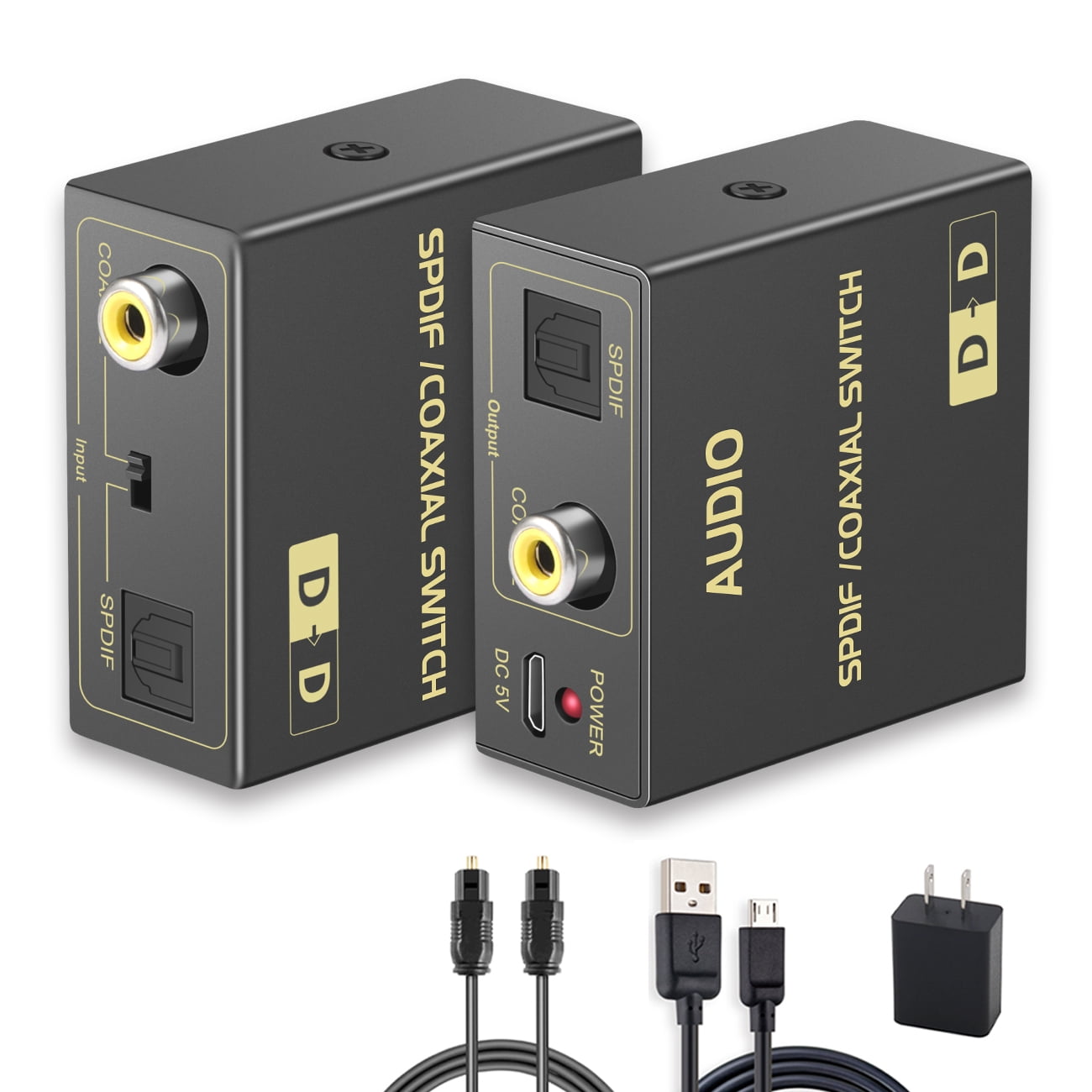 Optical Spdif Toslink To Coaxial Or Coaxial To Optical Spdif Toslink Optical Spdif Toslink To Coaxial Or Coaxial To Optical Spdif Toslink
