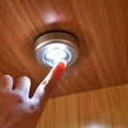 thumbnail image 2 of 2Pack LED Touch Push Light Self-Stick On Click Battery Button Spot Lights, 2 of 8