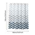 thumbnail image 2 of TIELUTT Rideau de Bain Minimaliste à Rayures Impression Numérique Doublure de Douche en Tissu pour Porte-Serviettes de Piscine Moderne Chauffe-Serviettes Organisateur de Rangement de Salle de Bain Porte-Serviettes Debout pour Produits de Salle de Bain, 2 of 6