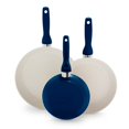 thumbnail image 1 of GreenPan Rio, 3 Piece Frying Pan Skillet Set, Oxford Blue, 1 of 9