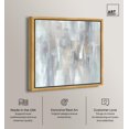 thumbnail image 2 of Grey Shadows II Canvas Print Neutral Wall Decor by Art Remedy, Gold Frame, 24 x 24, 2 of 6
