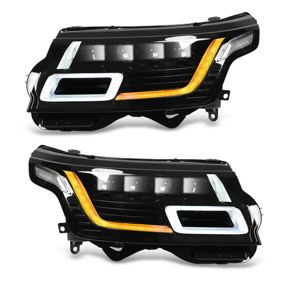 Aramox Full LED Matrix Headlights Projector LED Headlight Assembly Replacement For Land Rover Range Rover L405 Pre Facelift 2013-2017