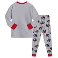thumbnail image 4 of GCETTIC Boys Pajama Set 2 Piece Long Sleeve Pants Cartoon Print Sleepwear Light Gray, Size 5-6 Years, 4 of 9
