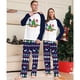 thumbnail image 3 of Conjunto de pijamas familiares a juego para Navidad 2024, disfraz de elfo, camiseta, pantalones, pijamas, atuendos para adultos, padre, madre e hijos, 3 of 5