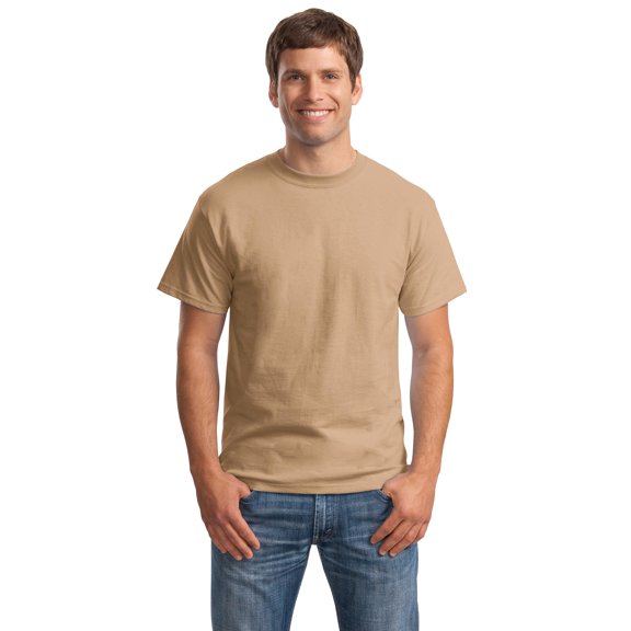 Hanes Men's Short Sleeve Crewneck Beefy Cotton T Shirt
