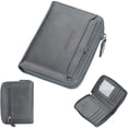 thumbnail image 1 of Bifold Slim Wallet for Men - Large Capacity Leather Front Pocket Men's Wallet, 1 of 5