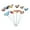 Random Color, variant on Taosunzt 10Pcs Luminous Butterfly Stake Weather-resistant Outdoor Garden Planter Pot Vase 3D Fake Butterfly Pole Spike Stick Decoration Photo Prop Random Color 10 pcs