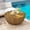 Wood, variant on 35" Waterproof Mgo Cement Small Outdoor Table, Table Outdoor with Round Elegant Look, Small Patio Table for Terrace And Garden Use, Wood