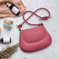 thumbnail image 3 of Bolso bandolera para mujer, de piel sintética, elegante y duradero Rosa jinwen Bolso de hombro, 3 of 8