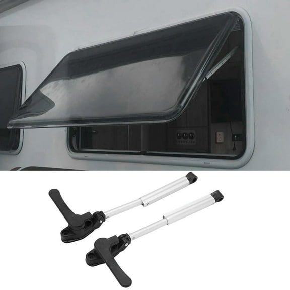FOR 2pcs 230mm RV Window Support Rod Telescopic Aluminum Alloy Oxidation Resistance Lift Strut for Caravan Yacht