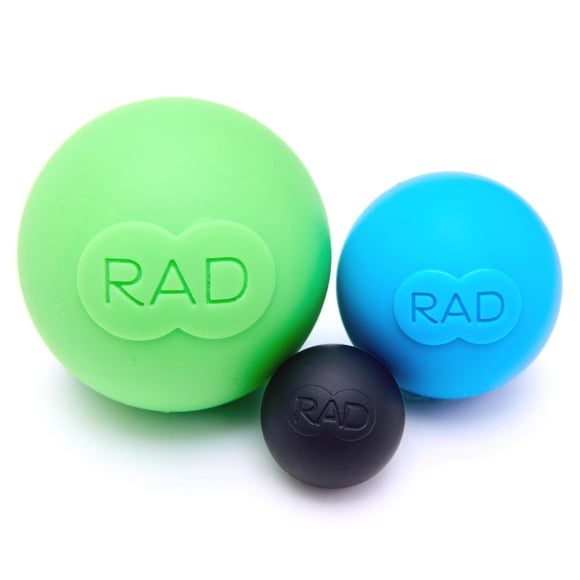 Set de Bolas de Masaje RAD rounds Azul para Liberación Miofascial y Recuperación