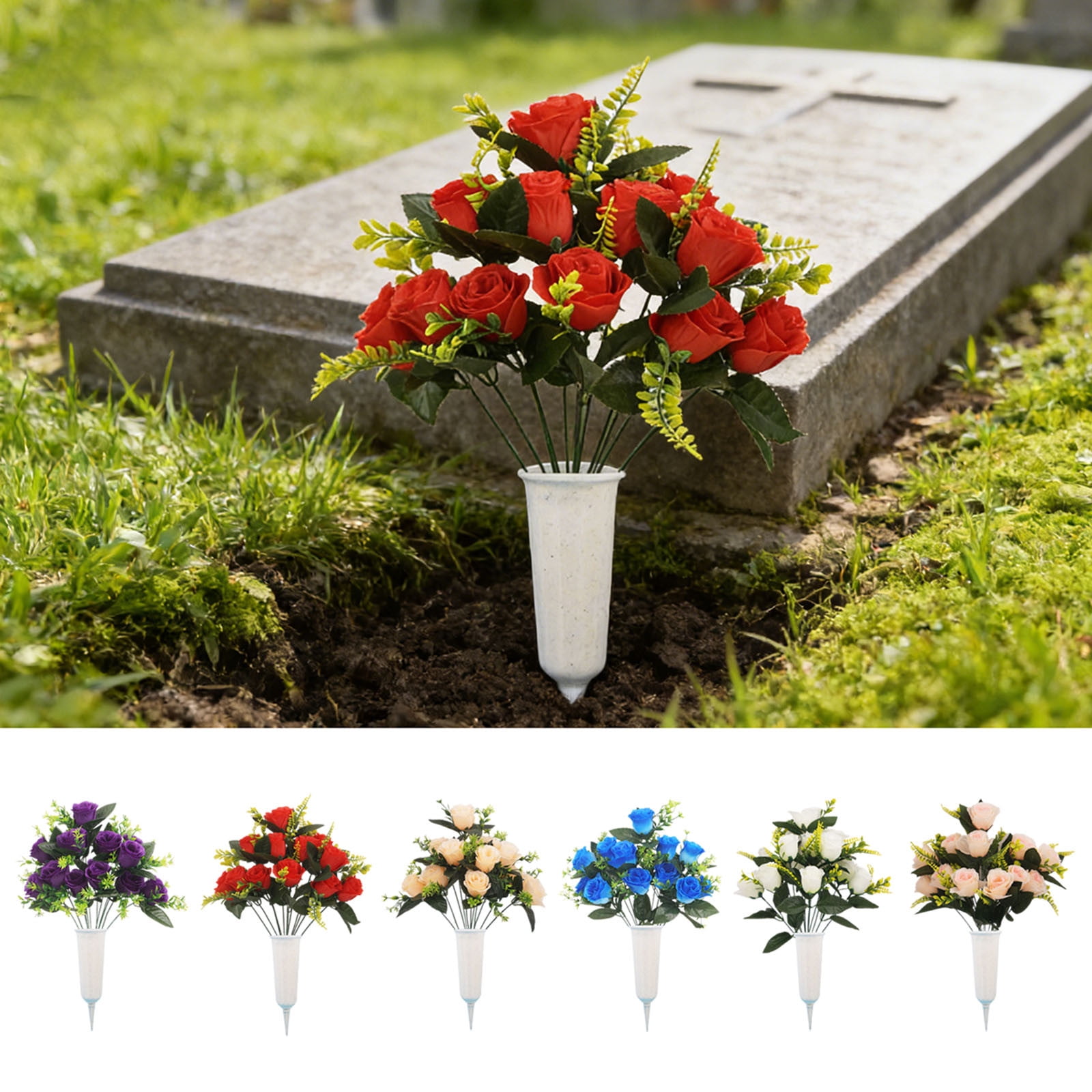 Artificial Flowers Silk Real Touch Peacock Blue Bouquets Flowers for Vase Home Office Wedding Spring Winter Indoor Outdoor Centerpiece Table Mother s Day Decorations