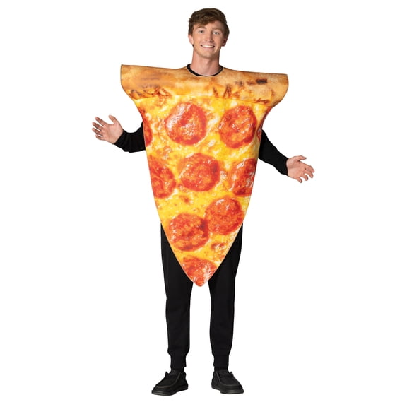 Imposta Costumes Adult Pepperoni Pizza Slice Halloween Costume Tunic, Size Small to Extra Large